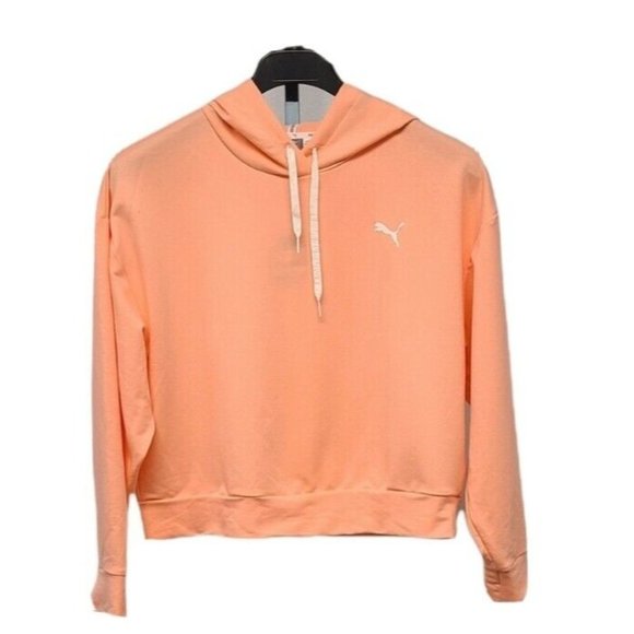 Puma Tops - Puma  Modern Sport Hoodie Cropped Lightweight Apricot Blush Size Medium